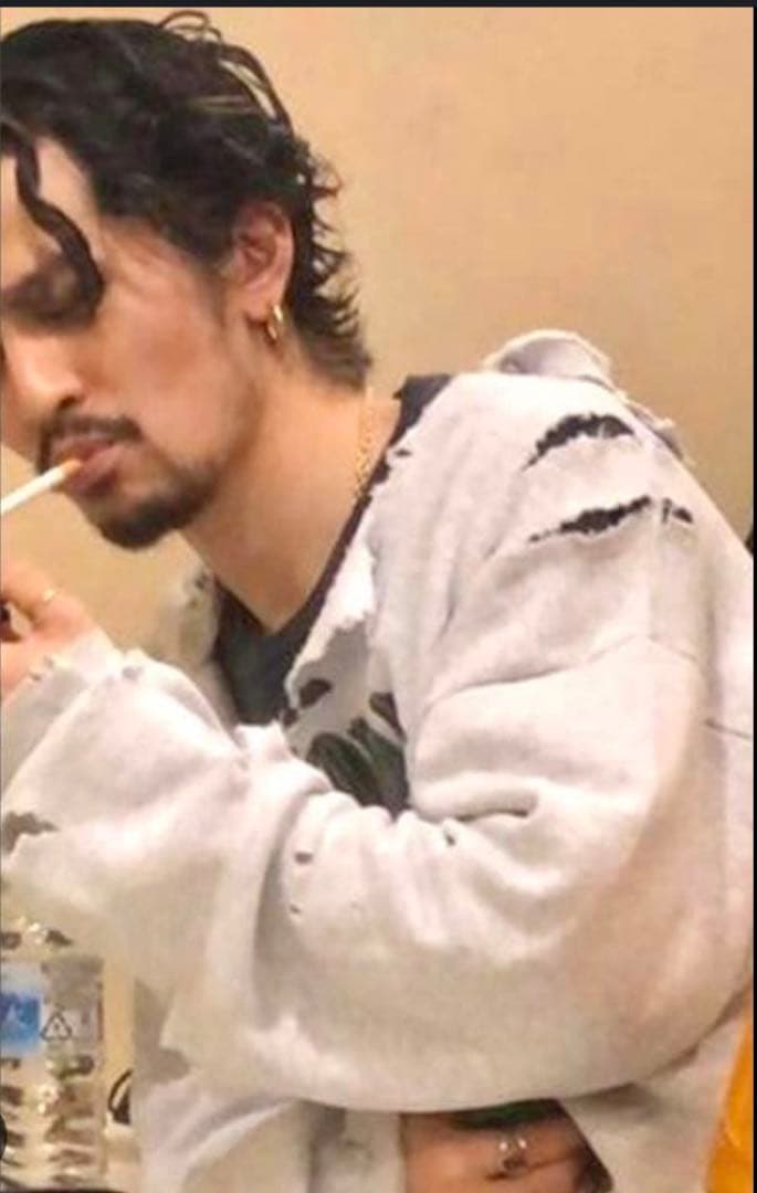 NEW YORK ダメージ加工 スウェット　常田大希