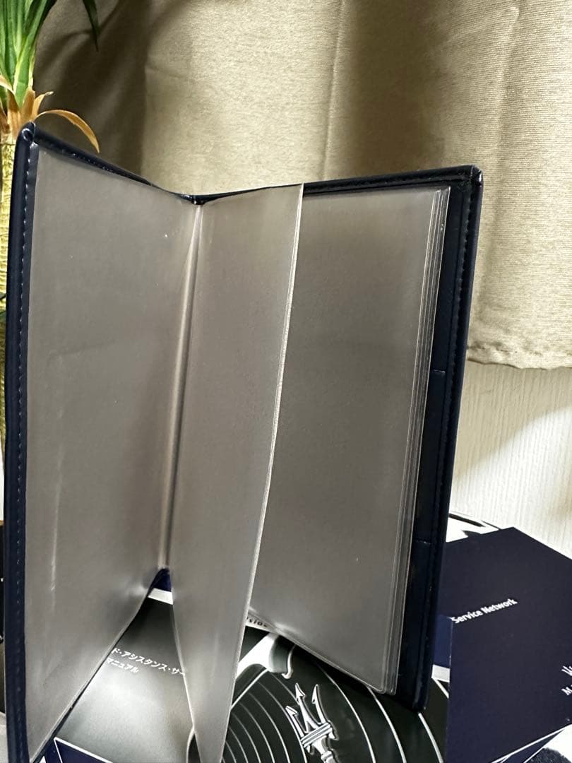 MASERATI マセラティ純正品 車検証入れ 取説カバー ユーザーマニュアル