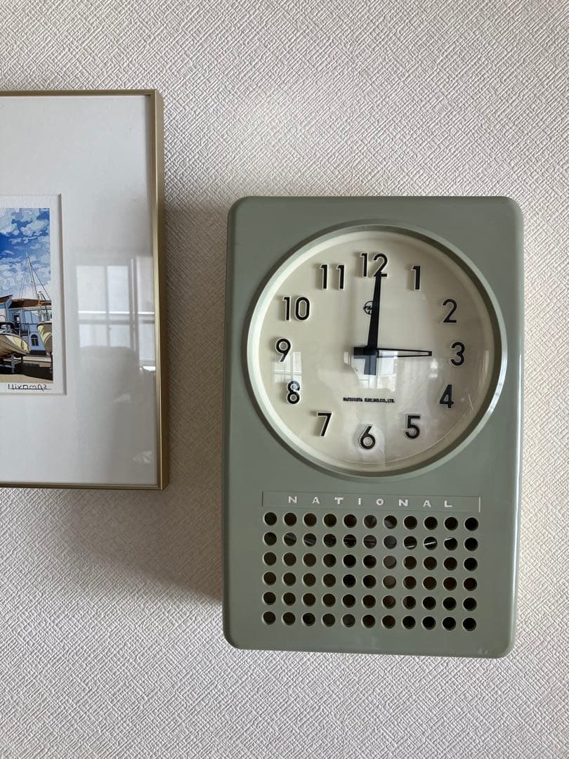 National(現Panasonic)電磁式振り子時計 昭和30年代 | 激安通販のイー