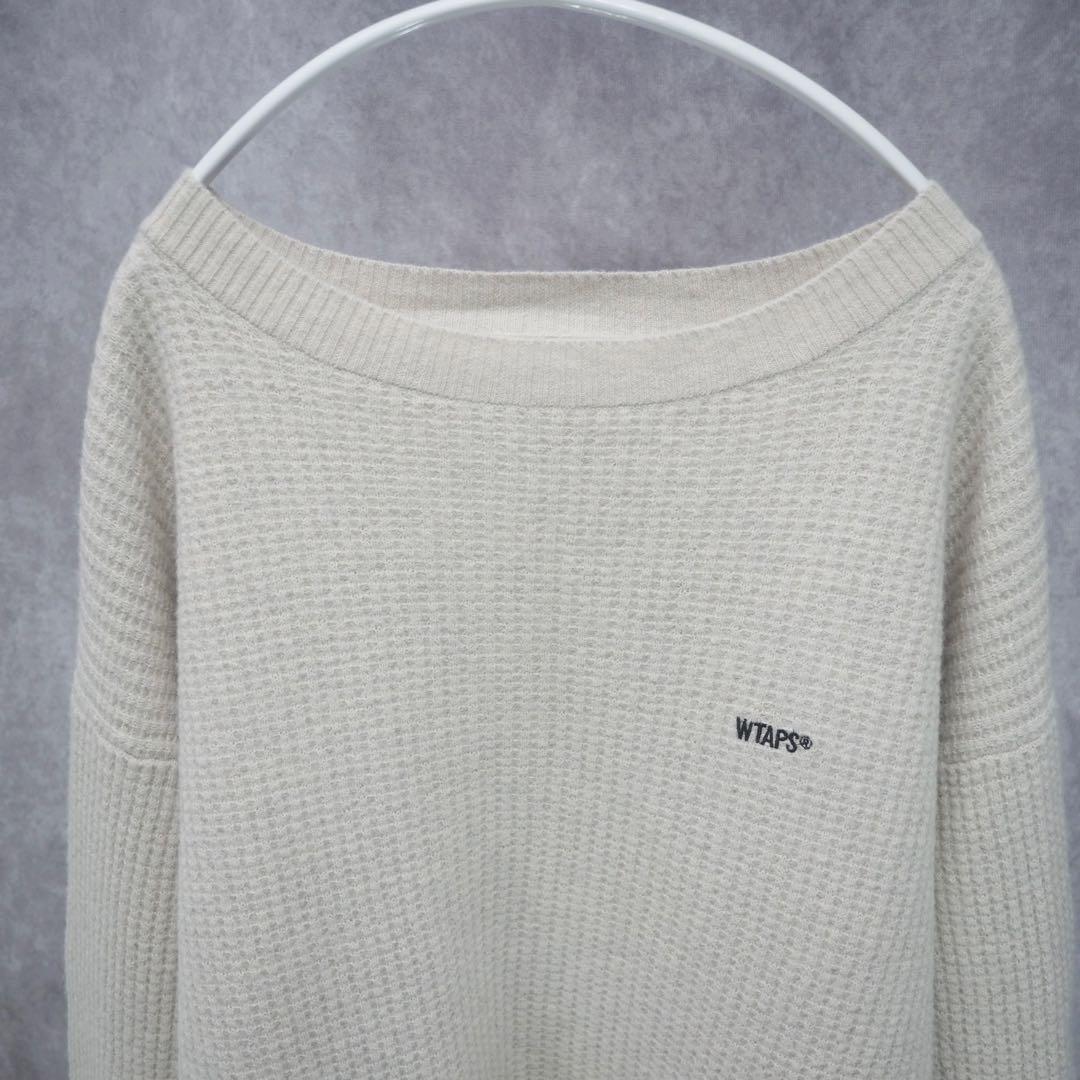 WTAPS｜19AW Waffle Sweater.Wool（Oat・X03）