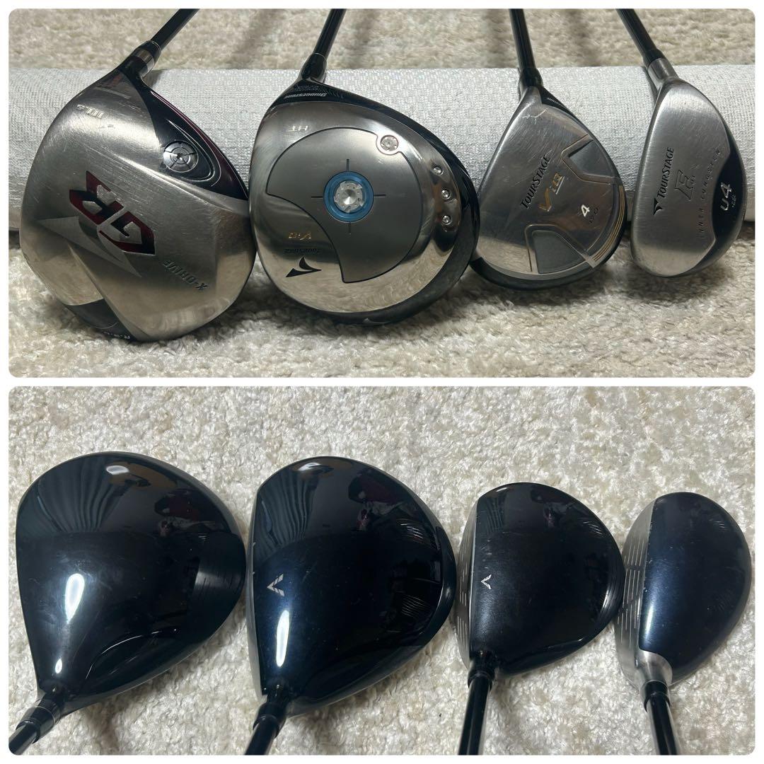 メンズ　ツアーステージ 13本　ゴルフセット　キャディバッグ付き