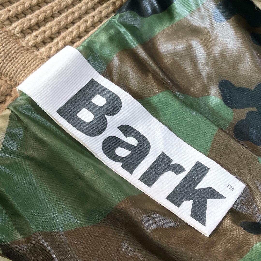 バーク イタリア製 ワッフル織 裏地カモフラ柄 チェスターコート キャメル