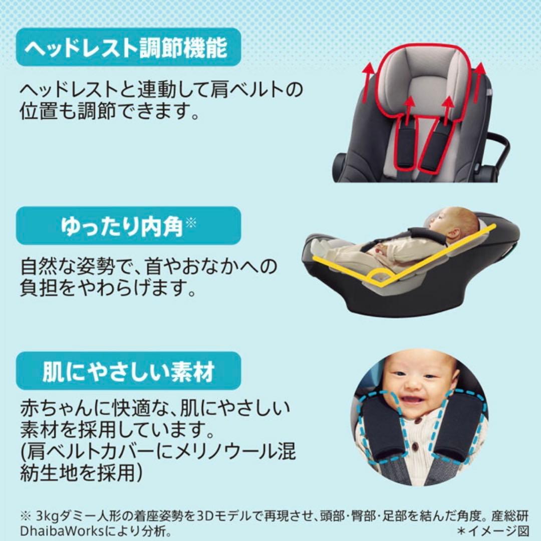 チャイルドシート アップリカ エアキャリーAB トラベルシステム