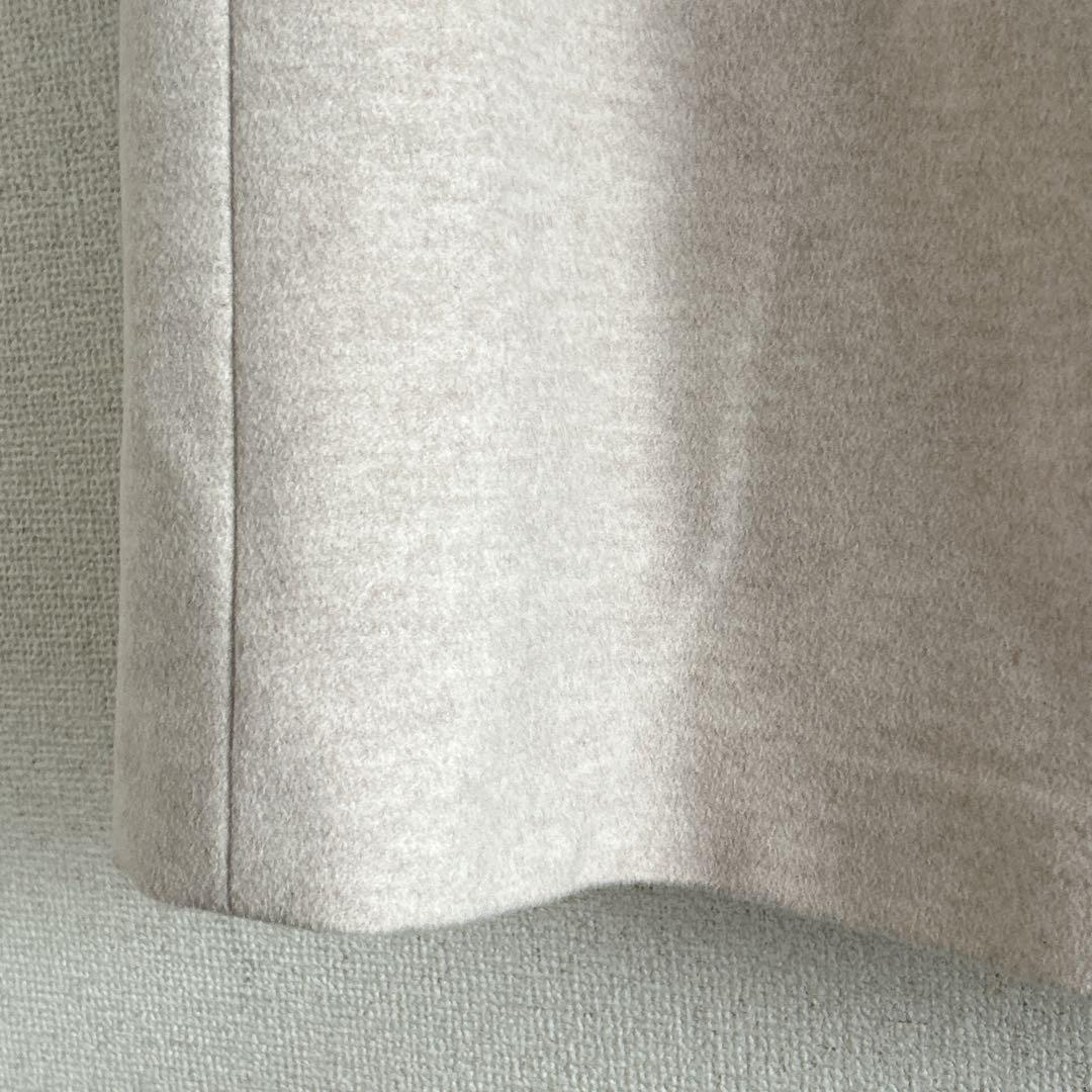 【限定価格】23区 ウールアンゴラビーバー フーデッドコート 大きいサイズ　44