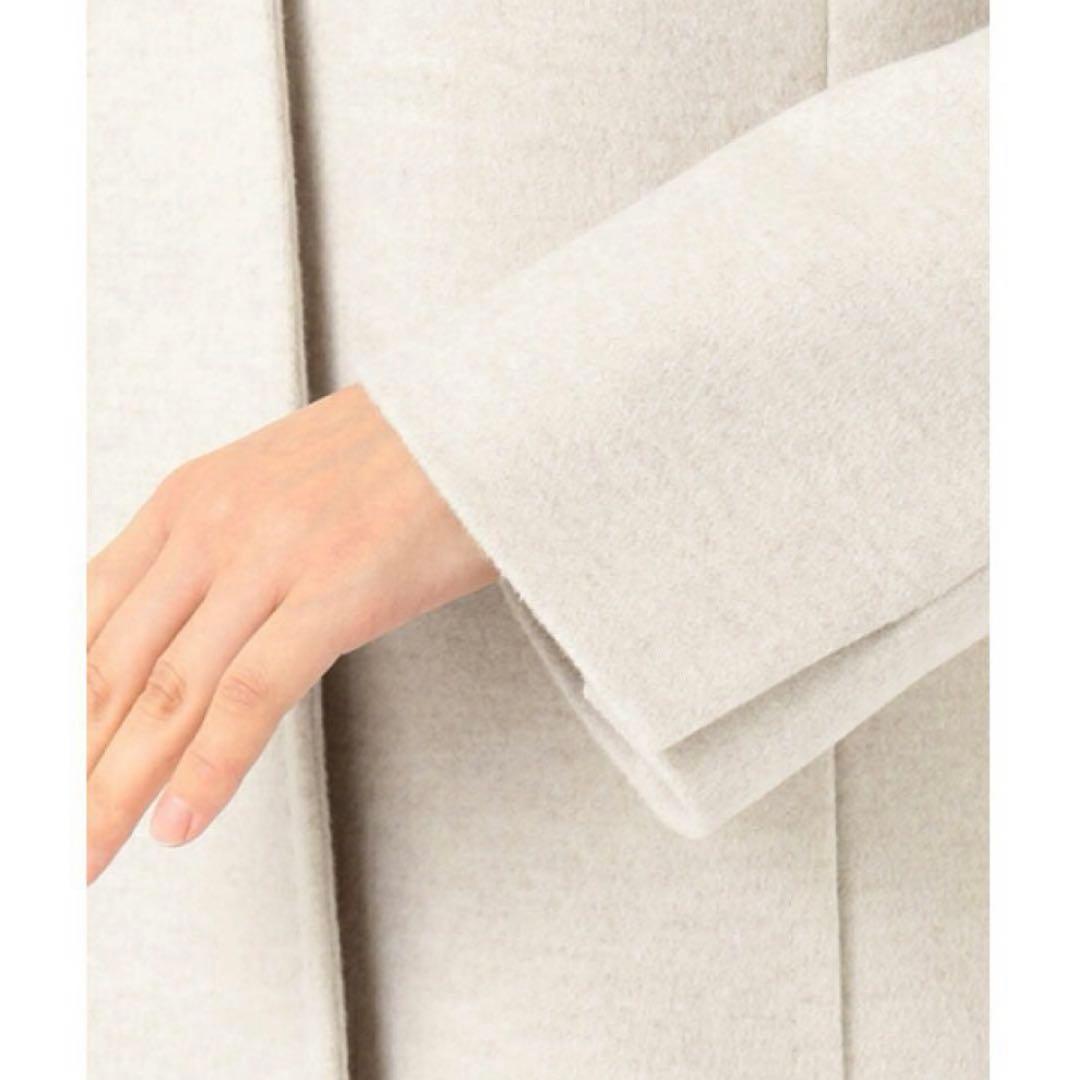 【限定価格】23区 ウールアンゴラビーバー フーデッドコート 大きいサイズ　44