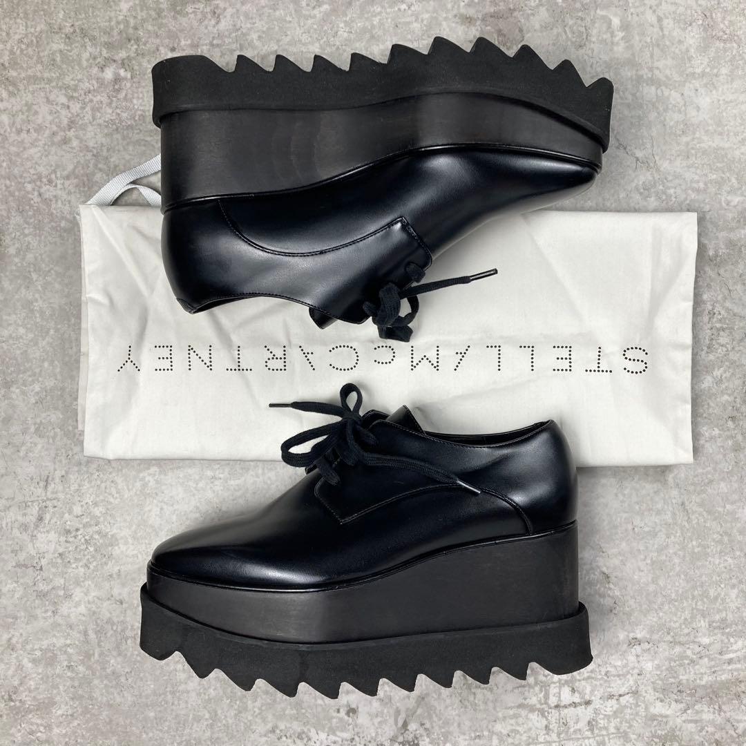 ステラマッカートニー　エリス 34 ブラック　厚底　プラットフォーム　シューズ