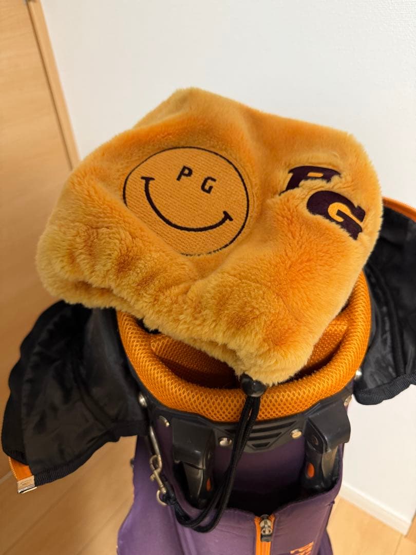 PEARLY GATES キャディバッグ レアカラー パープル、オレンジ - メルカリ