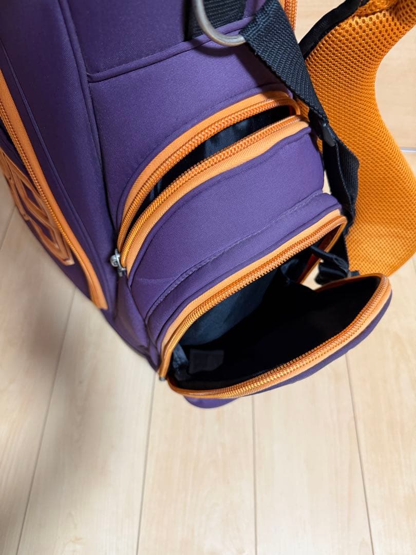 PEARLY GATES キャディバッグ レアカラー パープル、オレンジ - メルカリ