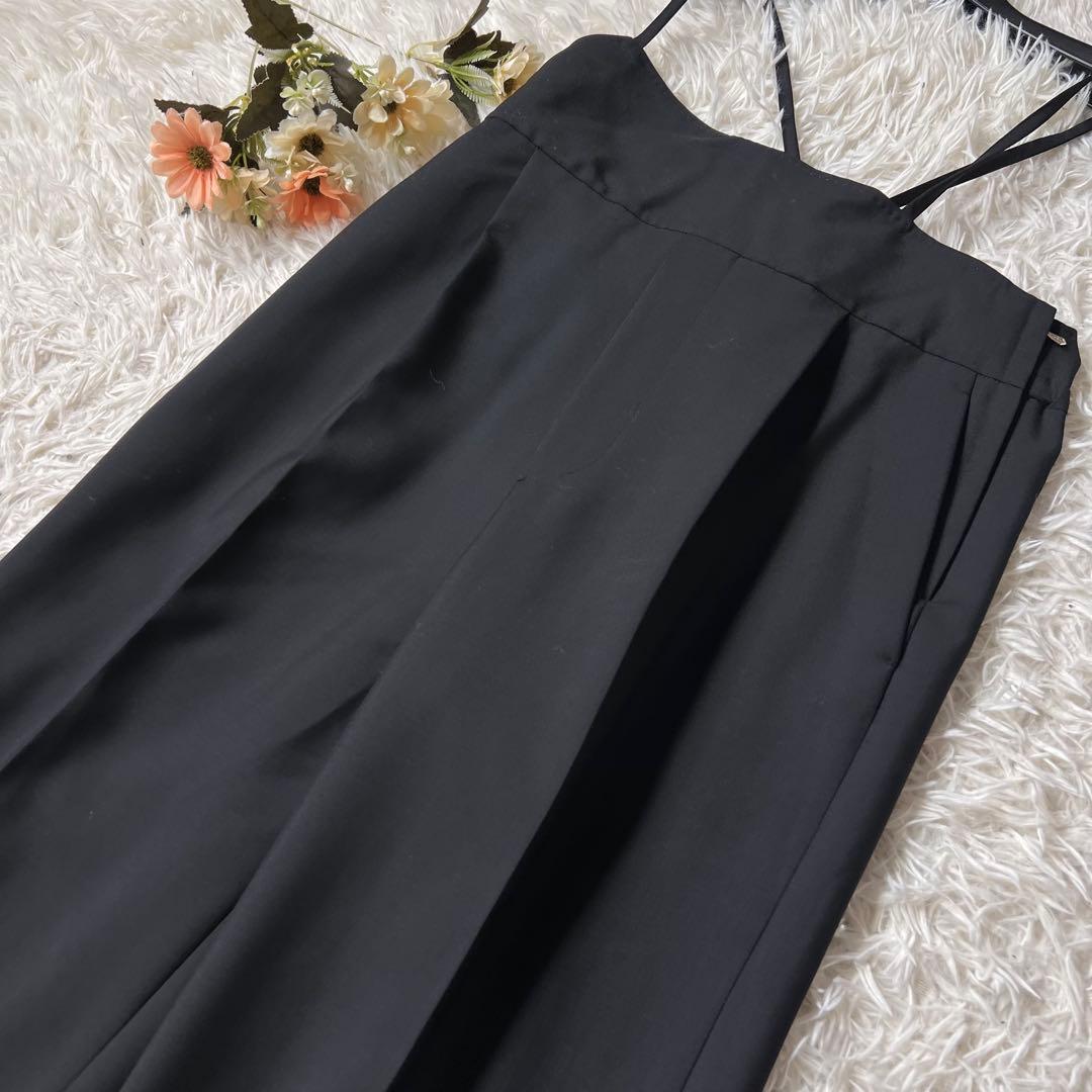 Drawer ドゥロワー ウール モヘア ドロス フレスコ サロペット 38