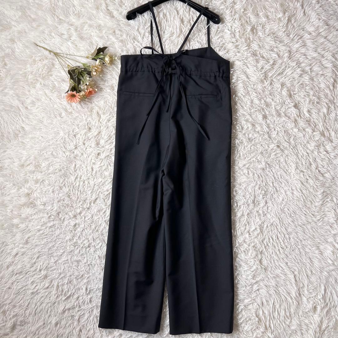 Drawer ドゥロワー ウール モヘア ドロス フレスコ サロペット 38