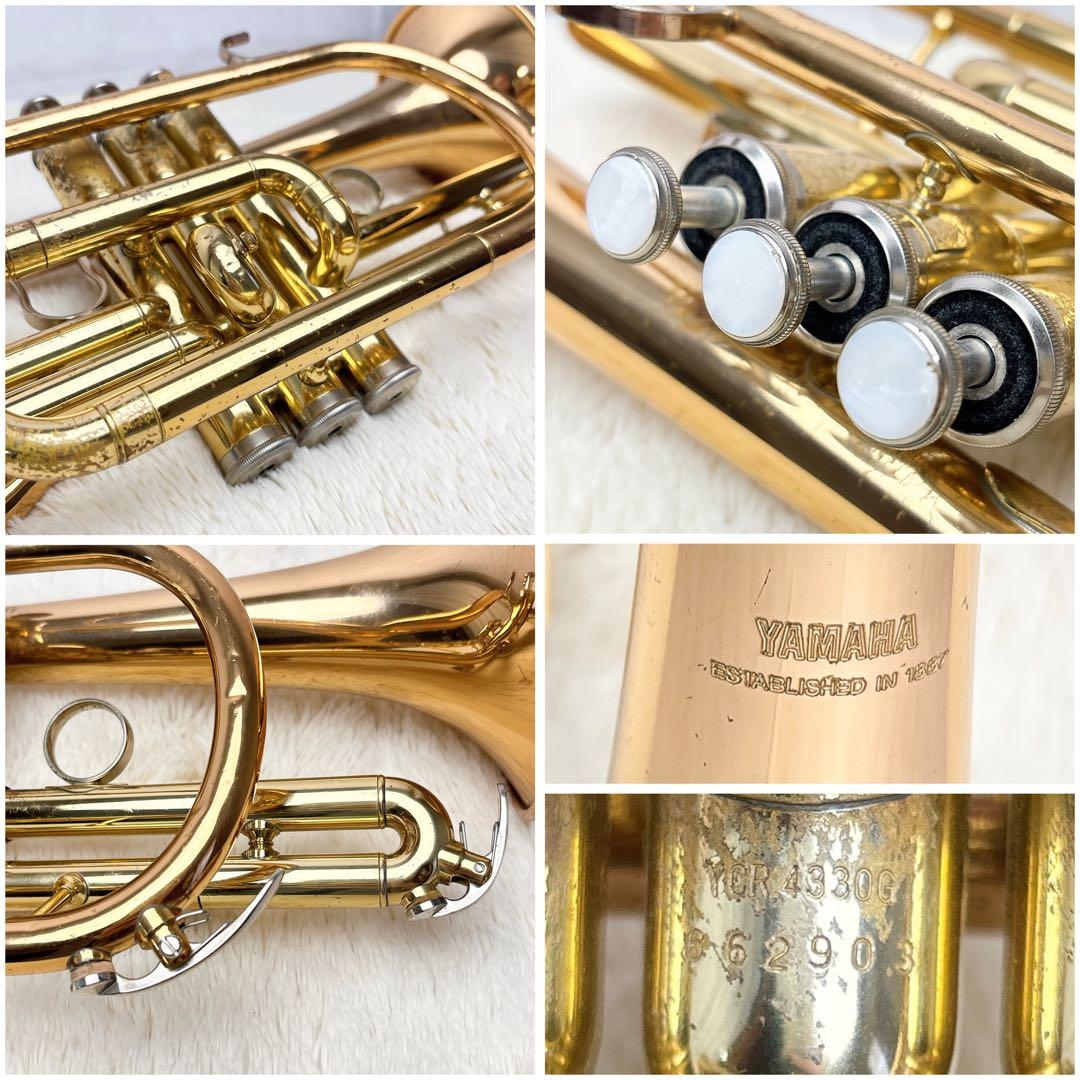 YAMAHA ヤマハ YCR-4330G コルネット B♭ マウスピース付き