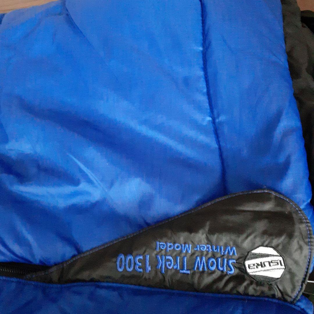 美品☆イスカ Tuck 1300 寝袋 青と黒