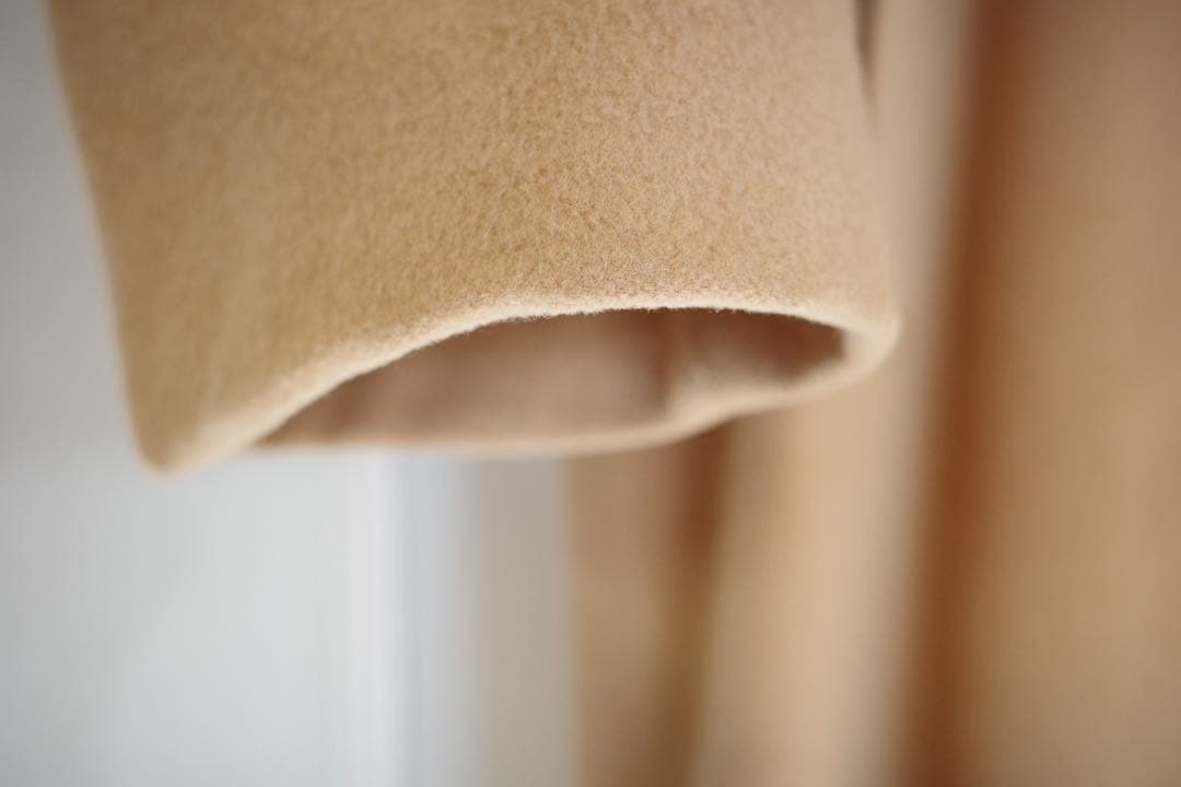 【希少】1980' Burberry サドルショルダーウールカシミアコート