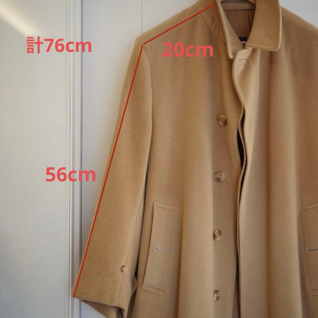 【希少】1980' Burberry サドルショルダーウールカシミアコート
