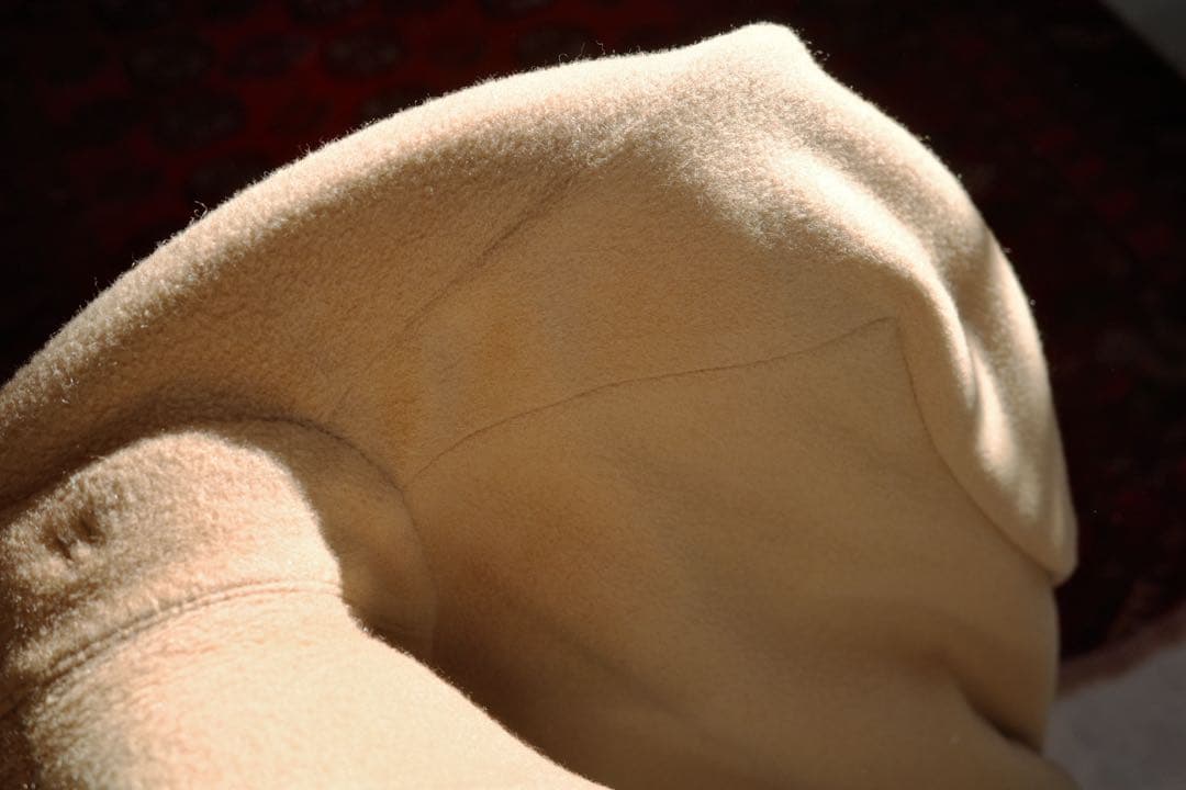 【希少】1980' Burberry サドルショルダーウールカシミアコート