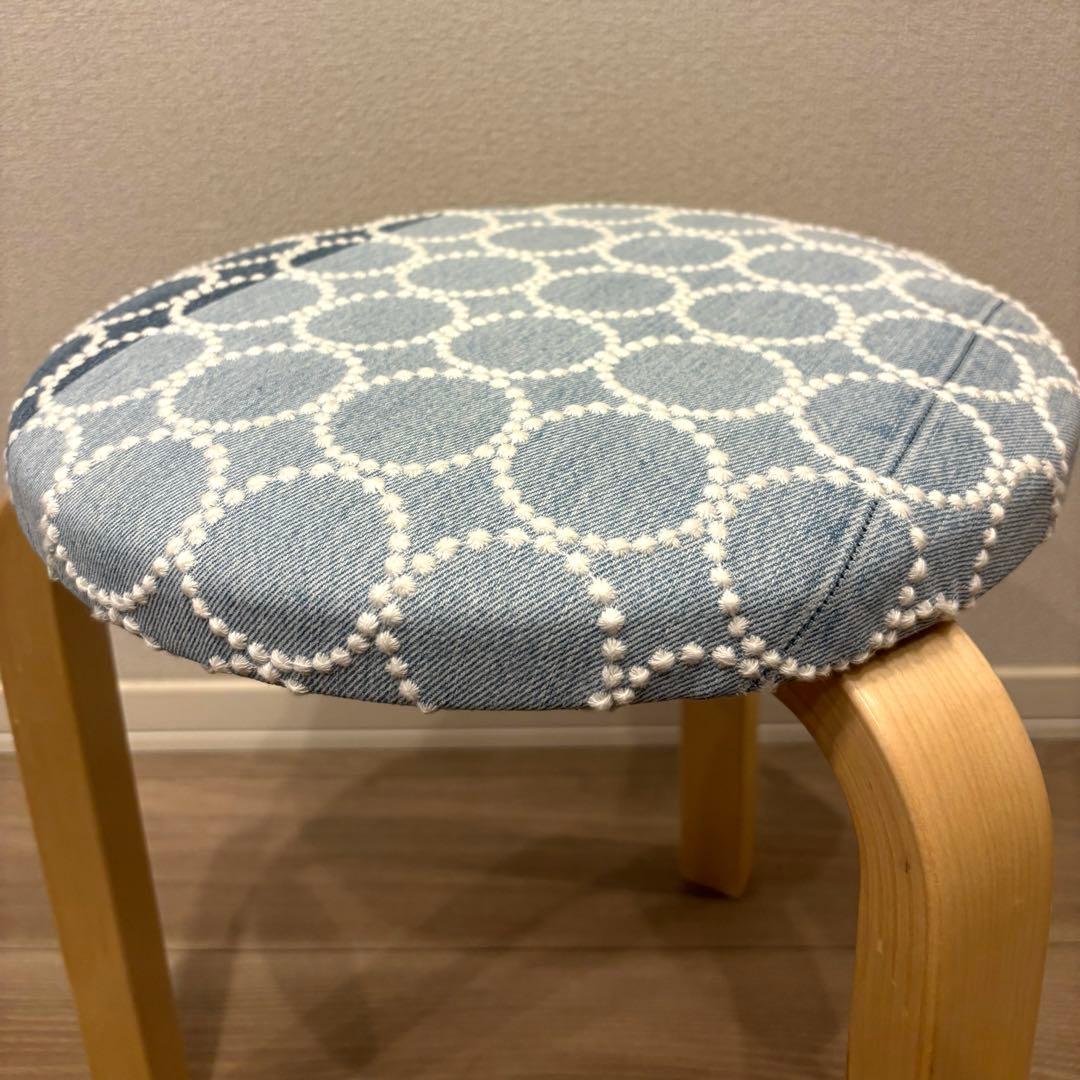 【価格交渉可】ミナペルホネン×Artek アルテック スツール60　限定品チェア