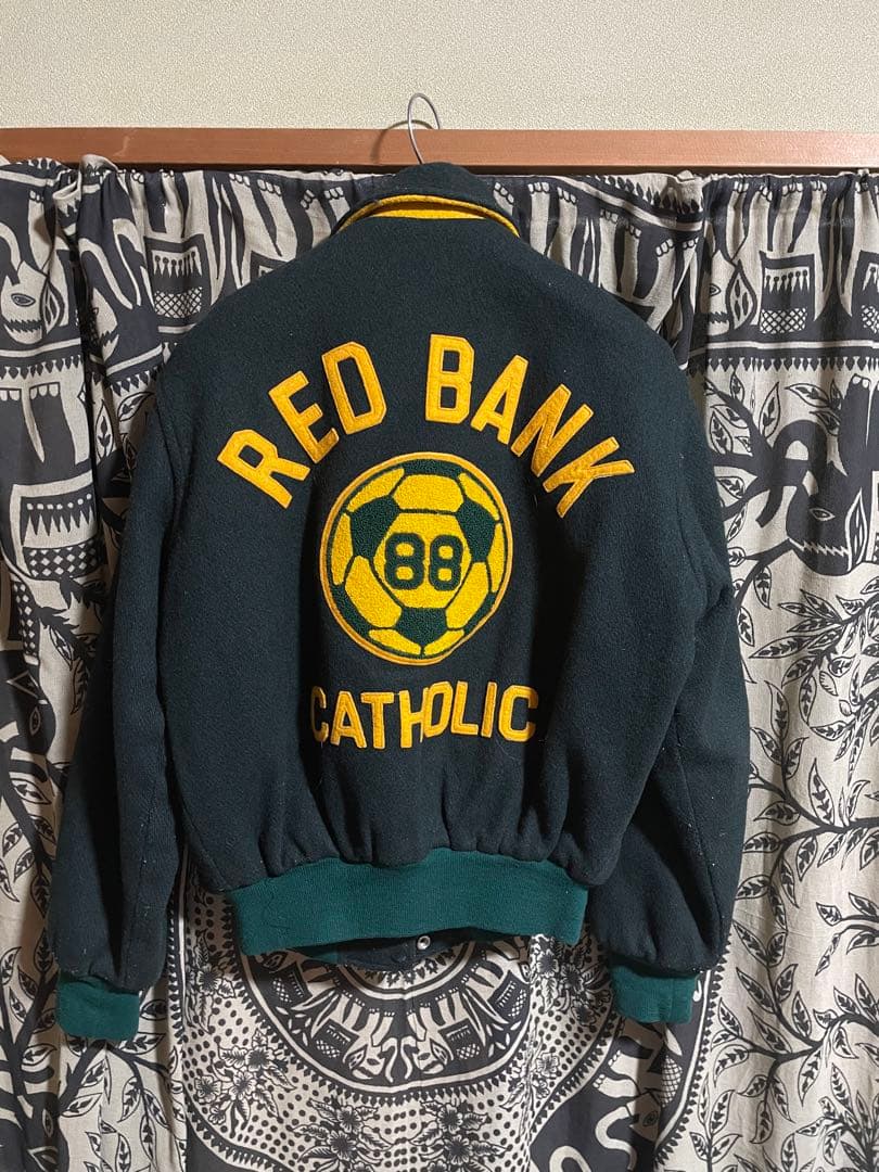 HEWITT MFGスタジャンヴィンテージ 古着 ダークグリーン