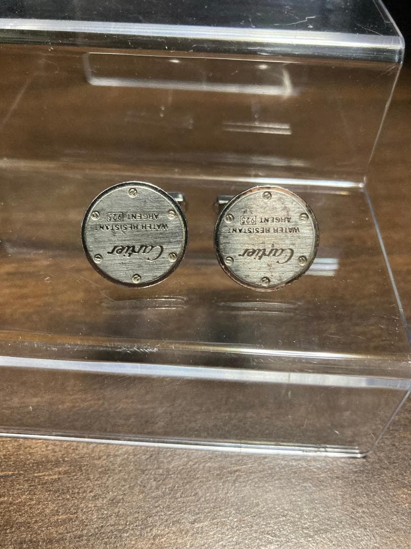 ◇カルティエ◇Ag925/ウォーターレジスタント/デコール/カフス