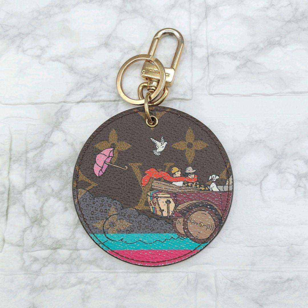 ルイヴィトン モノグラム イリュストレ トラベル キーリング M65138