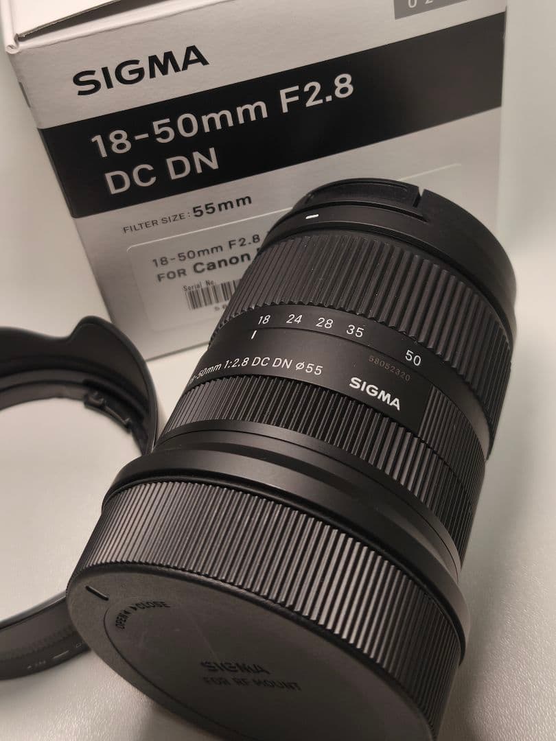 SIGMA 18-50mm F2.8 DC DN（Canon RFマウント）
