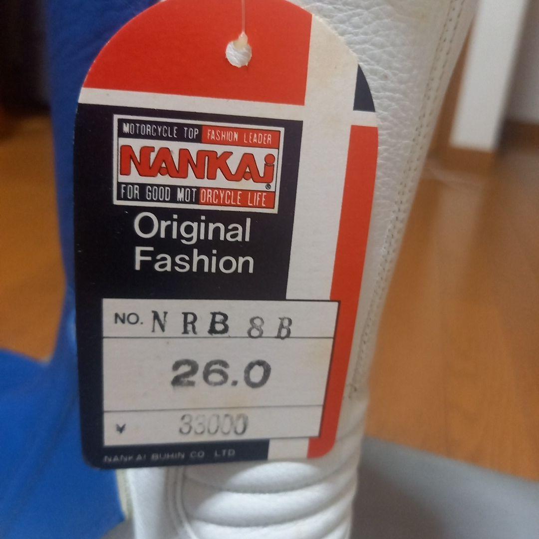 NANKAI バイク用ブーツ 26.0cm 青白