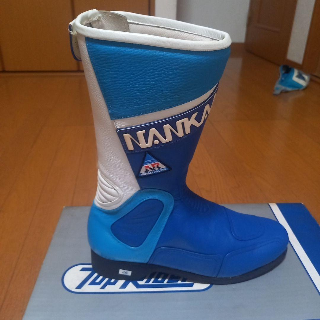NANKAI バイク用ブーツ 26.0cm 青白