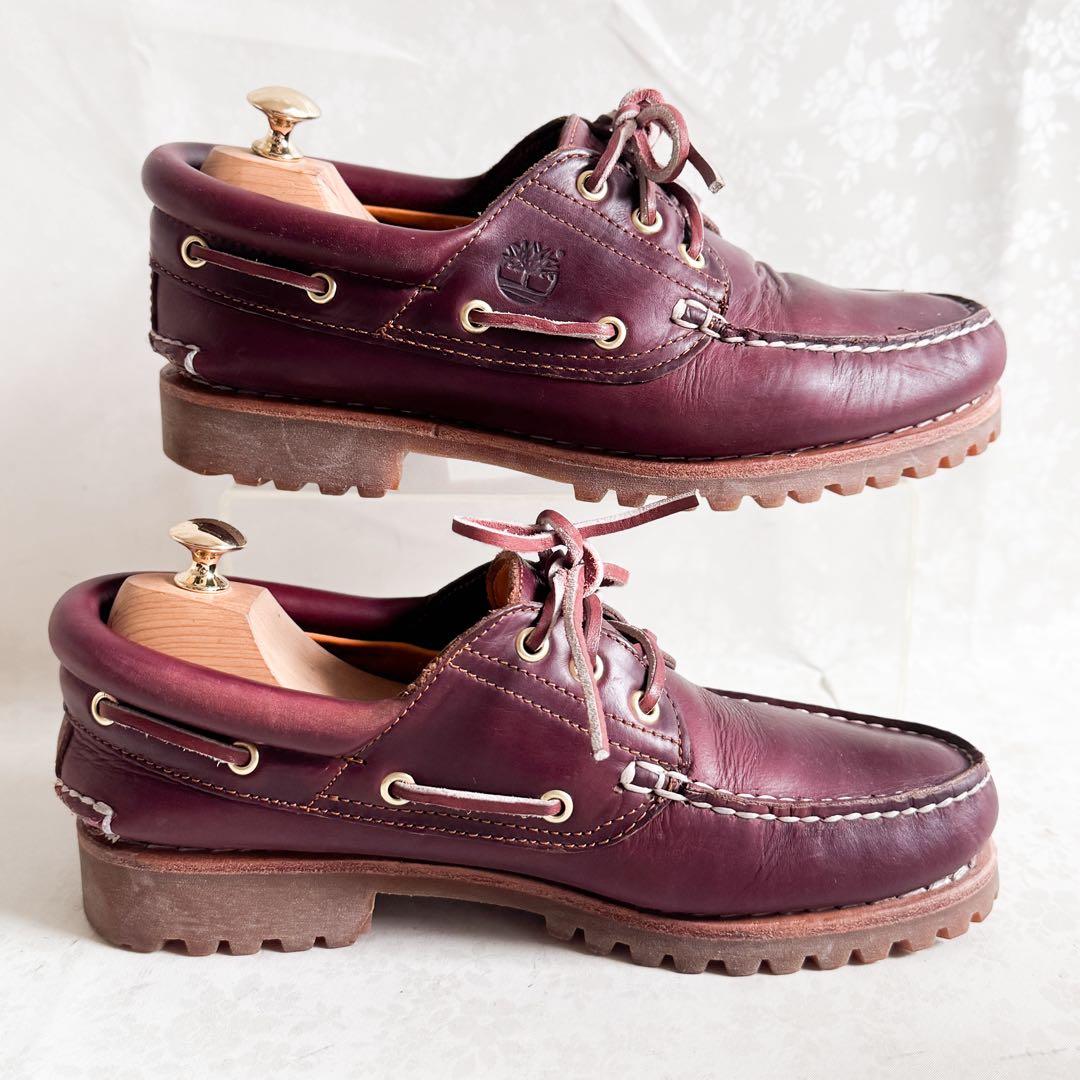 ✨定番✨ティンバーランド デッキシューズ 3eye クラシック バーガンディ