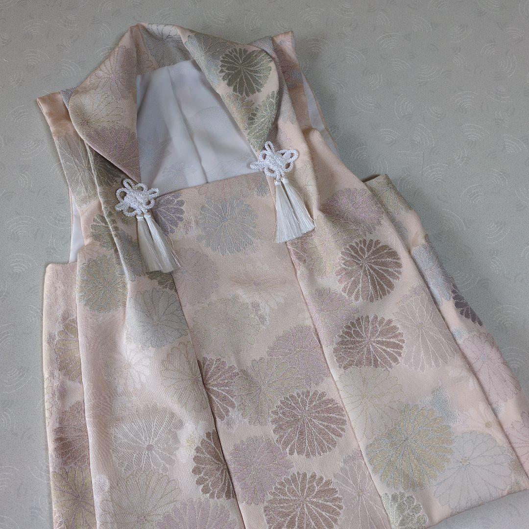 七五三３歳正絹刺繍入りの被布（中綿無し）