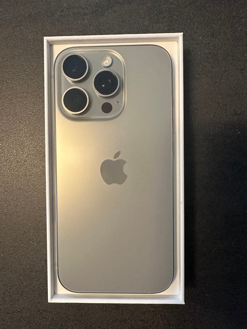 iphone 16 Pro 256gb ナチュラル バッテリ100% 充放電9回