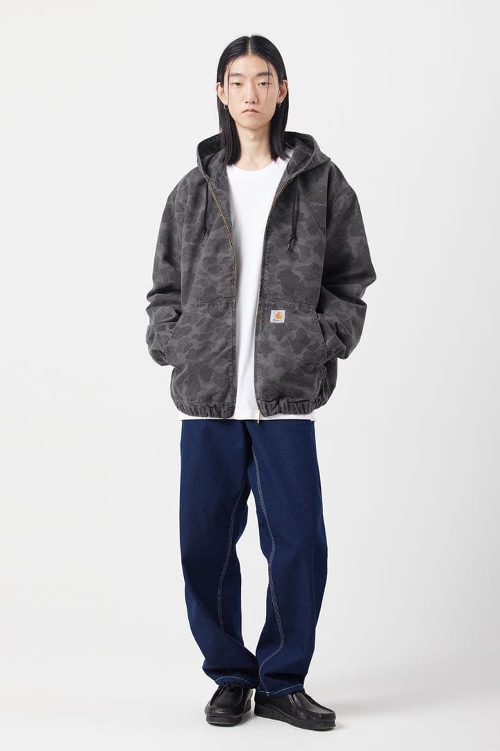 Carhartt wip active アクティブパーカ オーバーダイ 未使用 - メルカリ