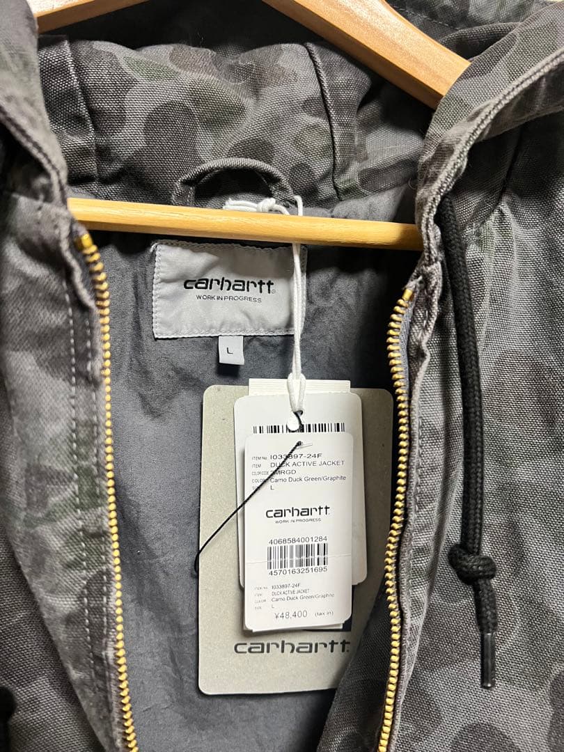 Carhartt wip active アクティブパーカ オーバーダイ 未使用 - メルカリ