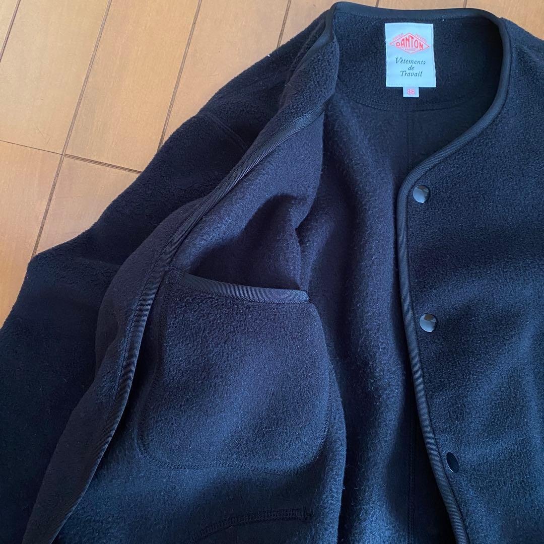 DANTON フリースカーディガン