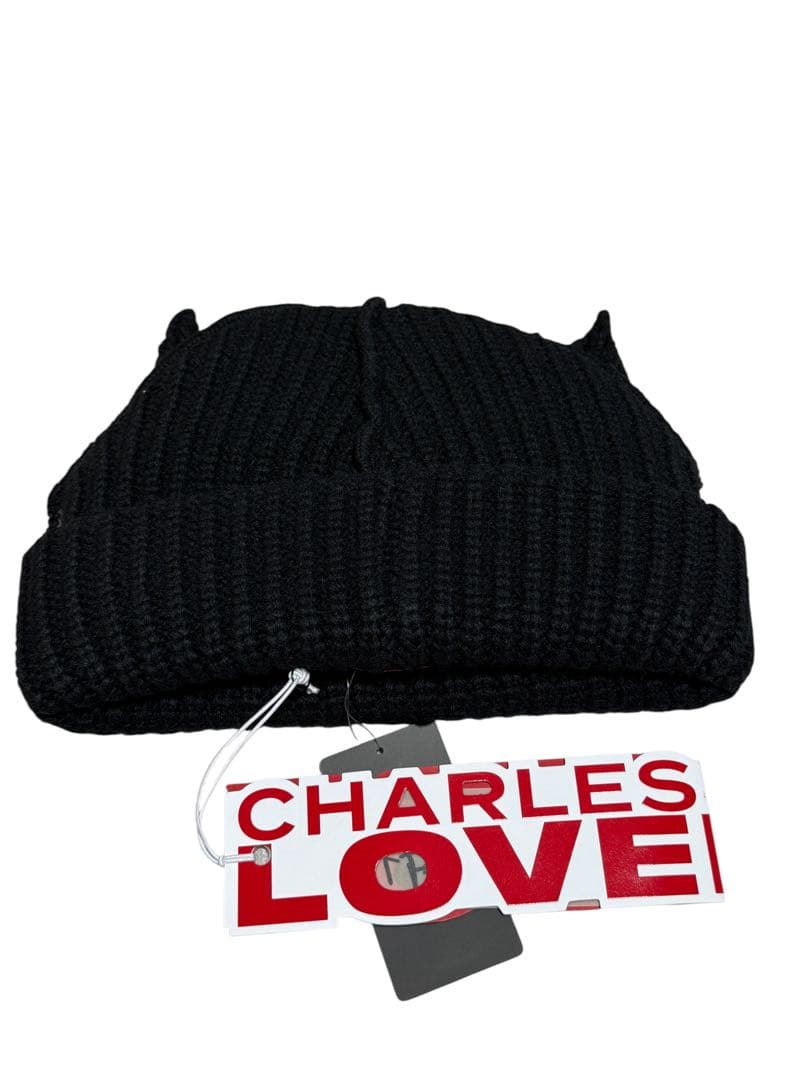 新品未使用 Charles Jeffrey LOVERBOY ニット帽 黒