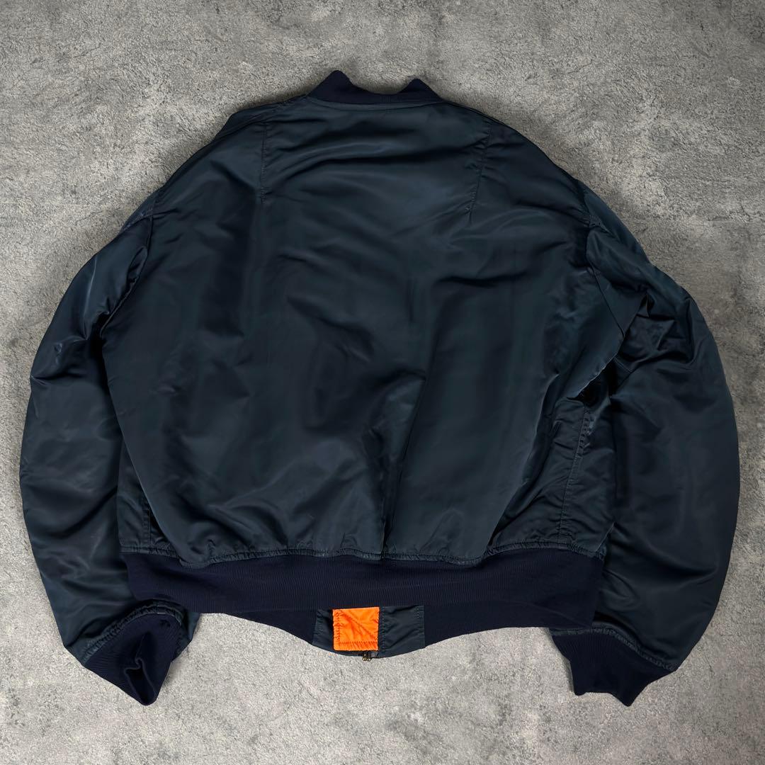 ALPHA INDUSTRIES MA-1 フライトジャケット ネイビー
