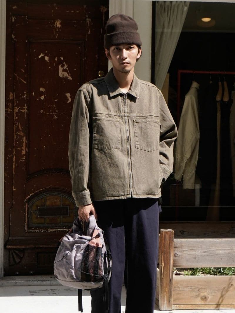 ジャケット・アウター PWA DENIM ZIP-UP JKT [KHAKI]