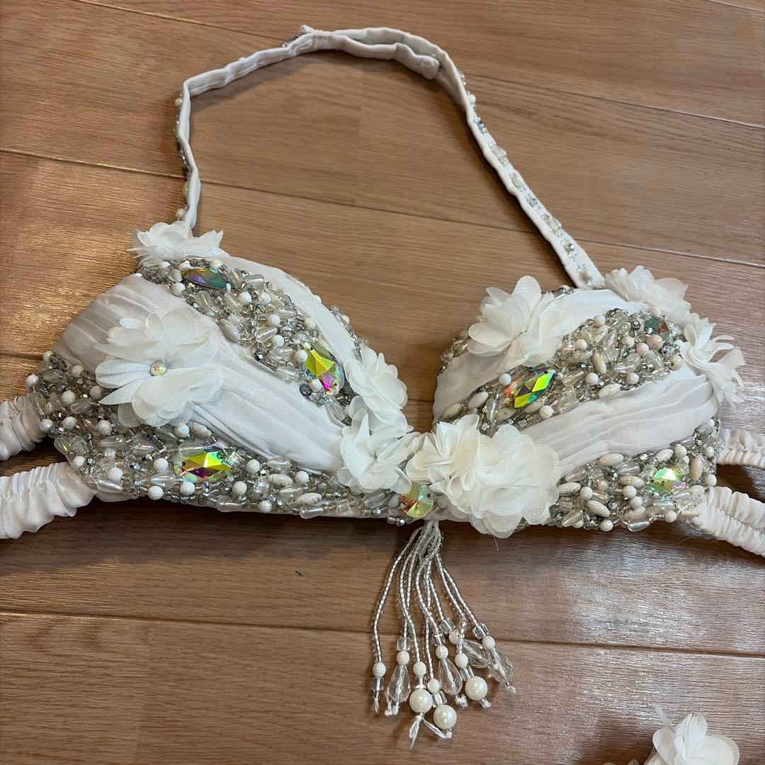 hoydaベリーダンスセットアップ ホワイト