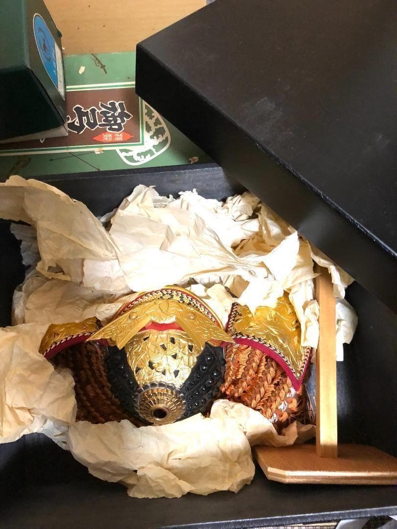 鎧兜 ,サムライ ,アンティークコレクション,人形の久月：レトロ,（兜セット）