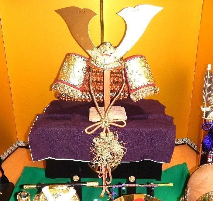 鎧兜 ,サムライ ,アンティークコレクション,人形の久月：レトロ,（兜セット）