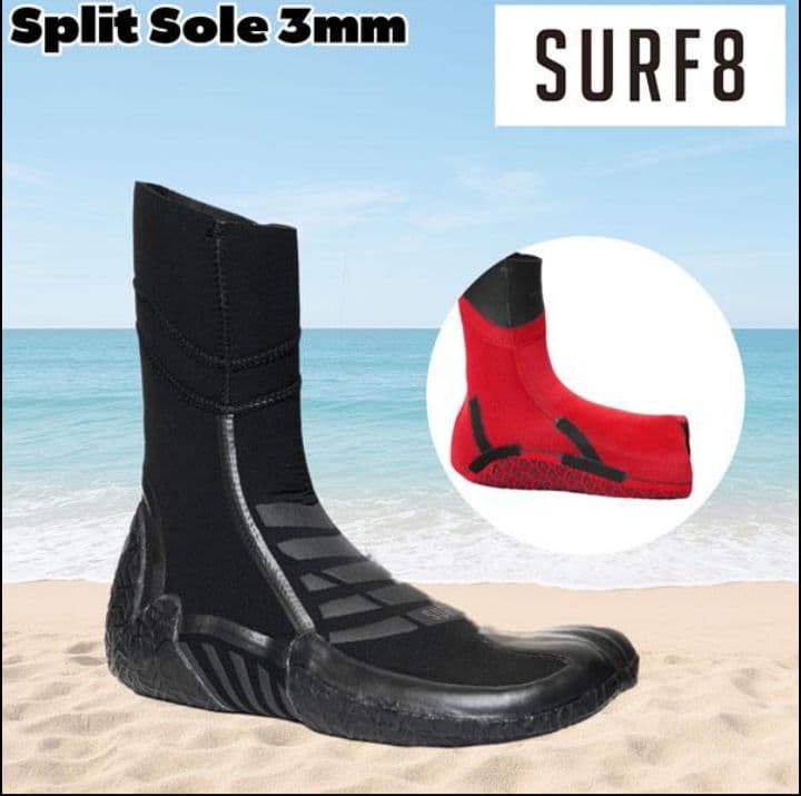 25-26 SURF8 3mm スプリットソール 中割れ85F1FX1/25.5