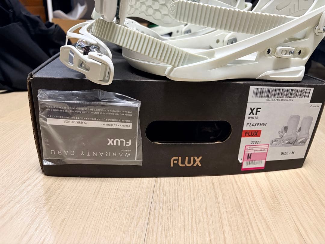 23-24FLUX XF スノーボードビンディング M ホワイト