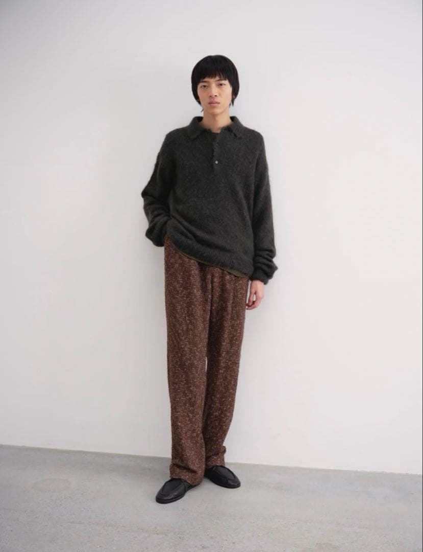 トップス auralee 24aw mohair knit polo