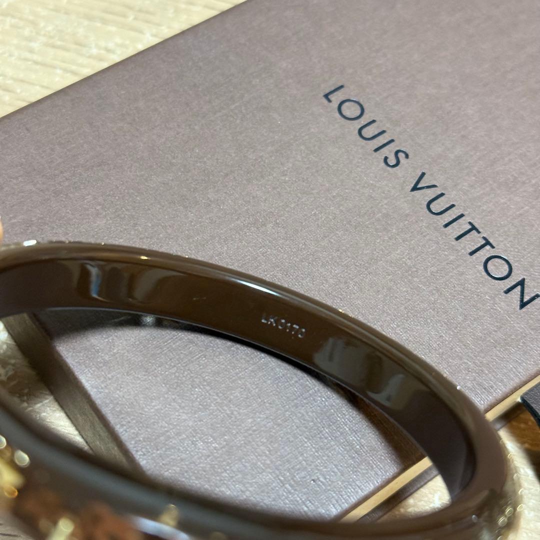 LOUIS VUITTON アンクルージョン バングル ブラウン - メルカリ