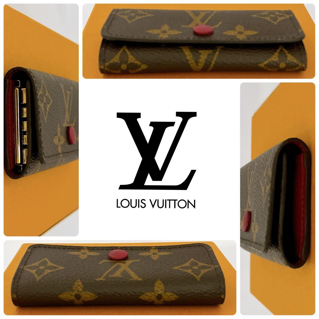 ルイヴィトン 　キーケース　 モノグラム　ミュルティクレ　4 フューシャ