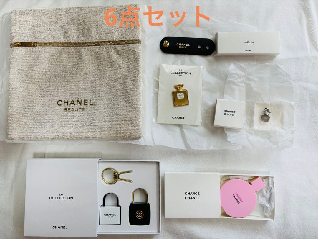 新品未使用】CHANEL 6点セット〜ラコレクション（3点）ポーチ等