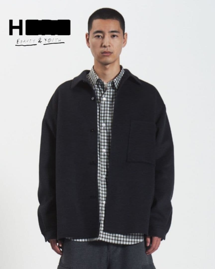 H BEAUTY&YOUTH / super160's オーバーサイズシャツ - メルカリ