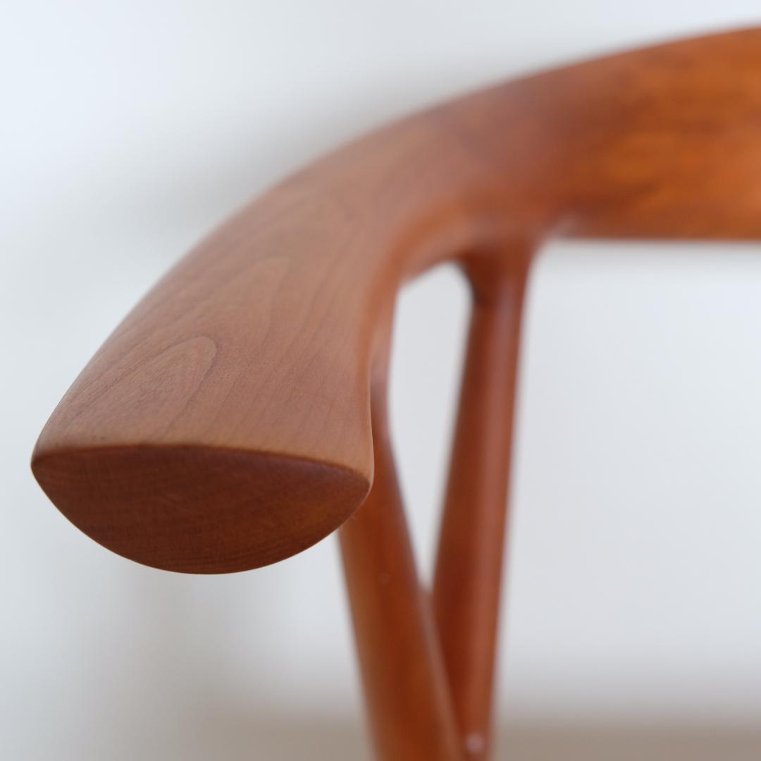 SPS隊長様 【美品｜メンテ済み】Vチェア　家具蔵（KAGURA）　チェリー材①