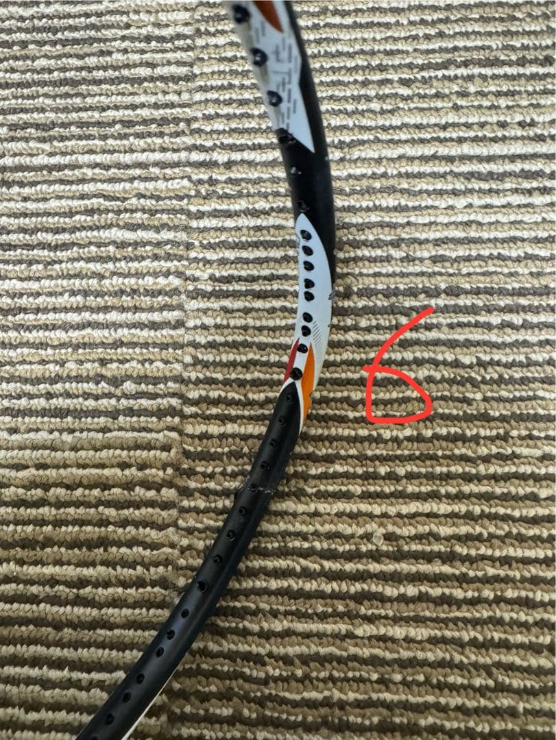 バドミントンラケット 7本セット　ジャンク品