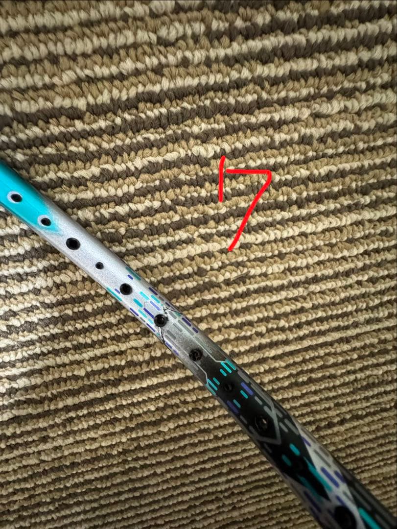 バドミントンラケット 7本セット　ジャンク品