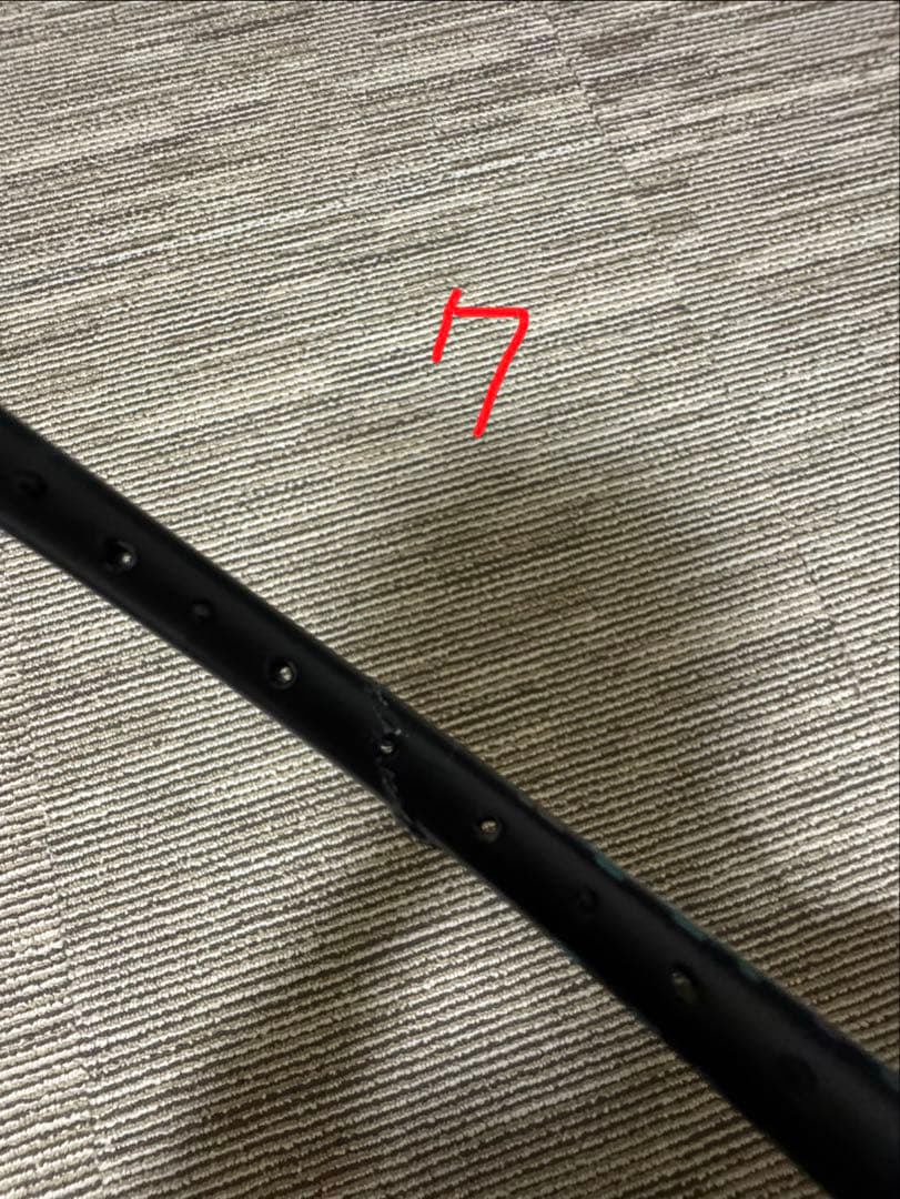 バドミントンラケット 7本セット　ジャンク品