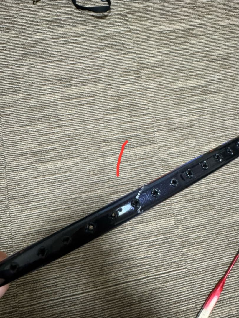 バドミントンラケット 7本セット　ジャンク品